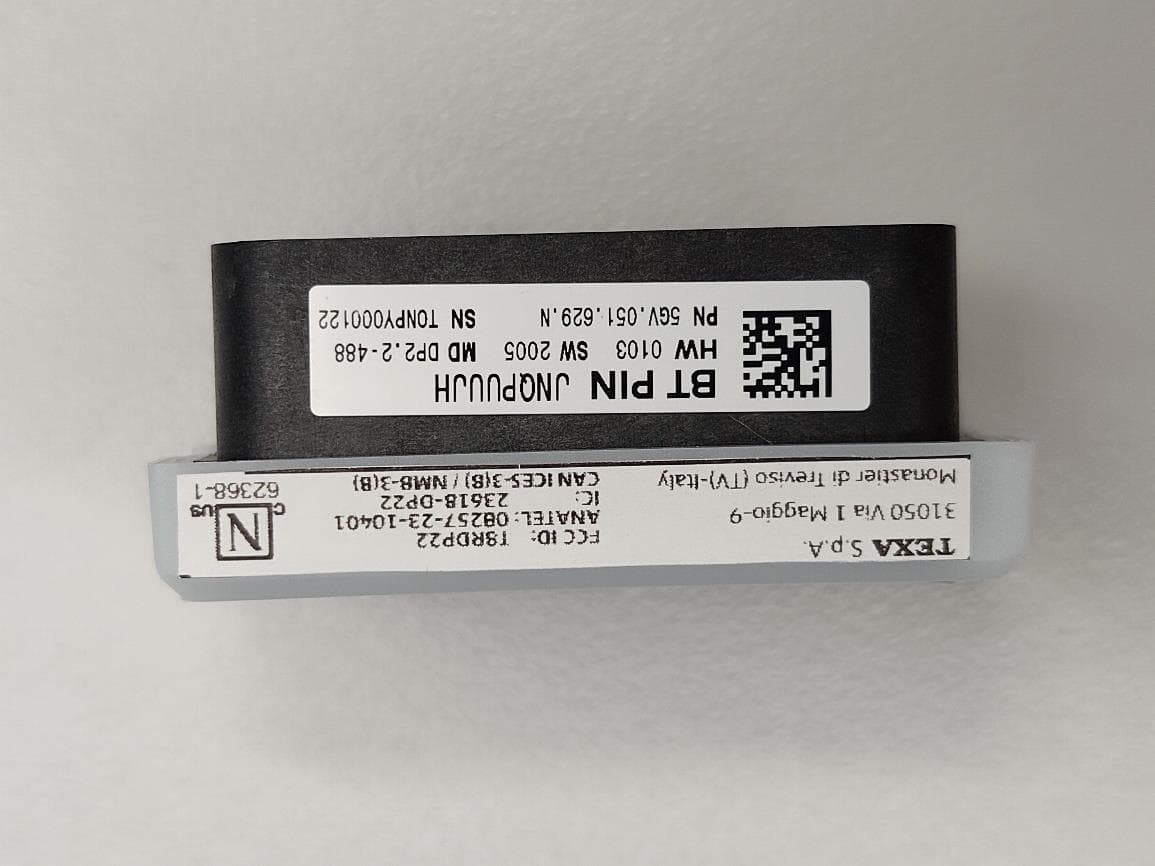 Vehicle diagnostic system with Bluetooth connectivity - FCC ID T8RDP22 - Texa S.p.A.