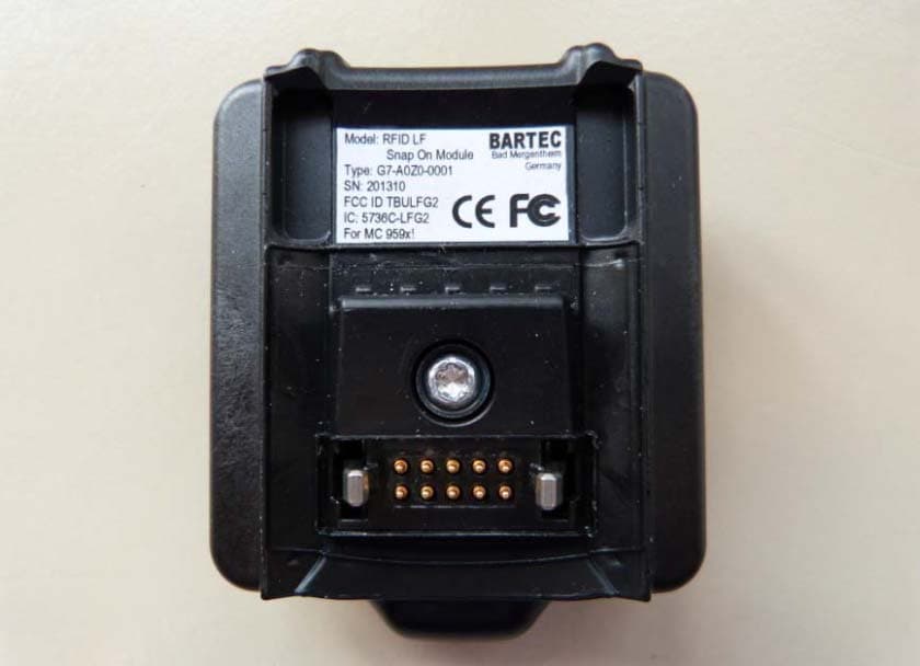 RFID Reader - FCC ID TBUUHFG2 - BARTEC