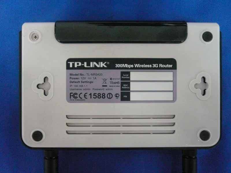 300Mbps Wireless 3G Router - FCC ID TE7MR3420 - TP-Link Technologies Co., Ltd. (4)
