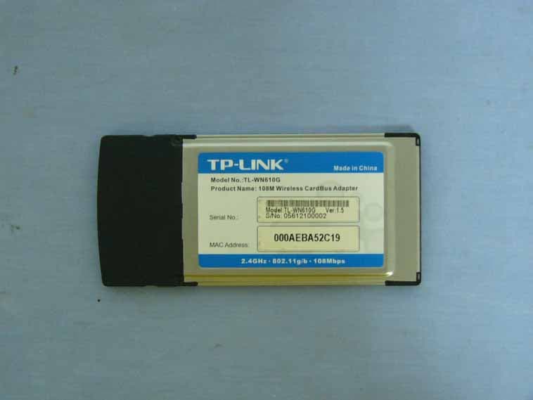 Wireless CardBus Adapter - FCC ID TE7WN61XG - TP-Link Technologies Co., Ltd. (1)