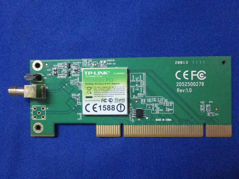 150Mbps Wireless N PCI Adapter - FCC ID TE7WN751ND - TP-Link Technologies Co., Ltd. (1)