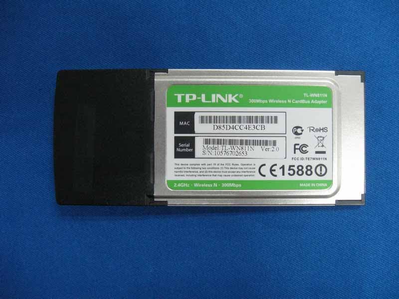 300Mbps Wireless N CardBus Adapter - FCC ID TE7WN811N - TP-Link Technologies Co., Ltd. (2)