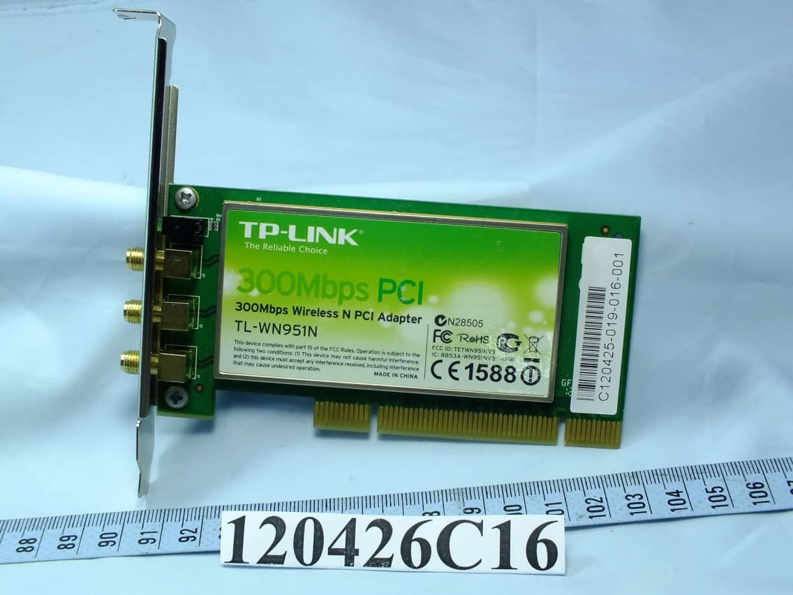 300Mbps Wireless N PCI Adapter - FCC ID TE7WN951NV3 - TP-Link Technologies Co., Ltd. (1)