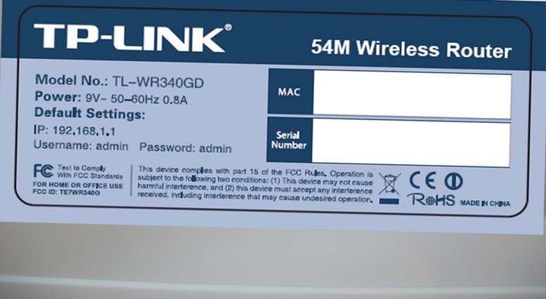 54M Wireless Router - FCC ID TE7WR340G - TP-Link Technologies Co., Ltd. (3)
