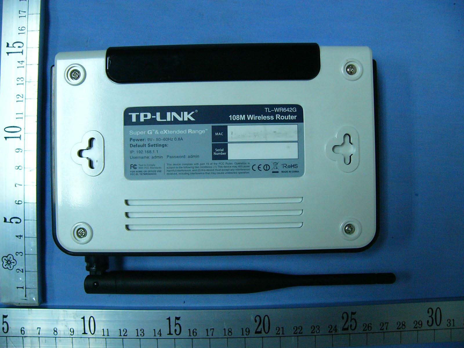 108M Wireless Router - FCC ID TE7WR64XGV2 - TP-Link Technologies Co., Ltd. (2)