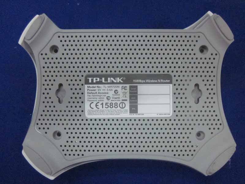 150Mbps Wireless N Router Model Number : TL-WR720N - FCC ID TE7WR720N - TP-Link Technologies Co., Ltd. (1)