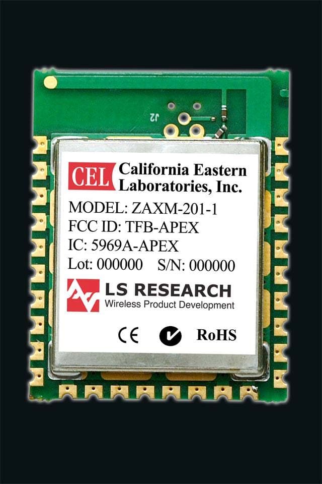802.15.4 Transceiver Module - FCC ID TFB-APEX - Laird Connectivity LLC