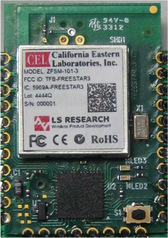 FreeStar Tranceiver Module - FCC ID TFB-FREESTAR3 - Laird Connectivity LLC