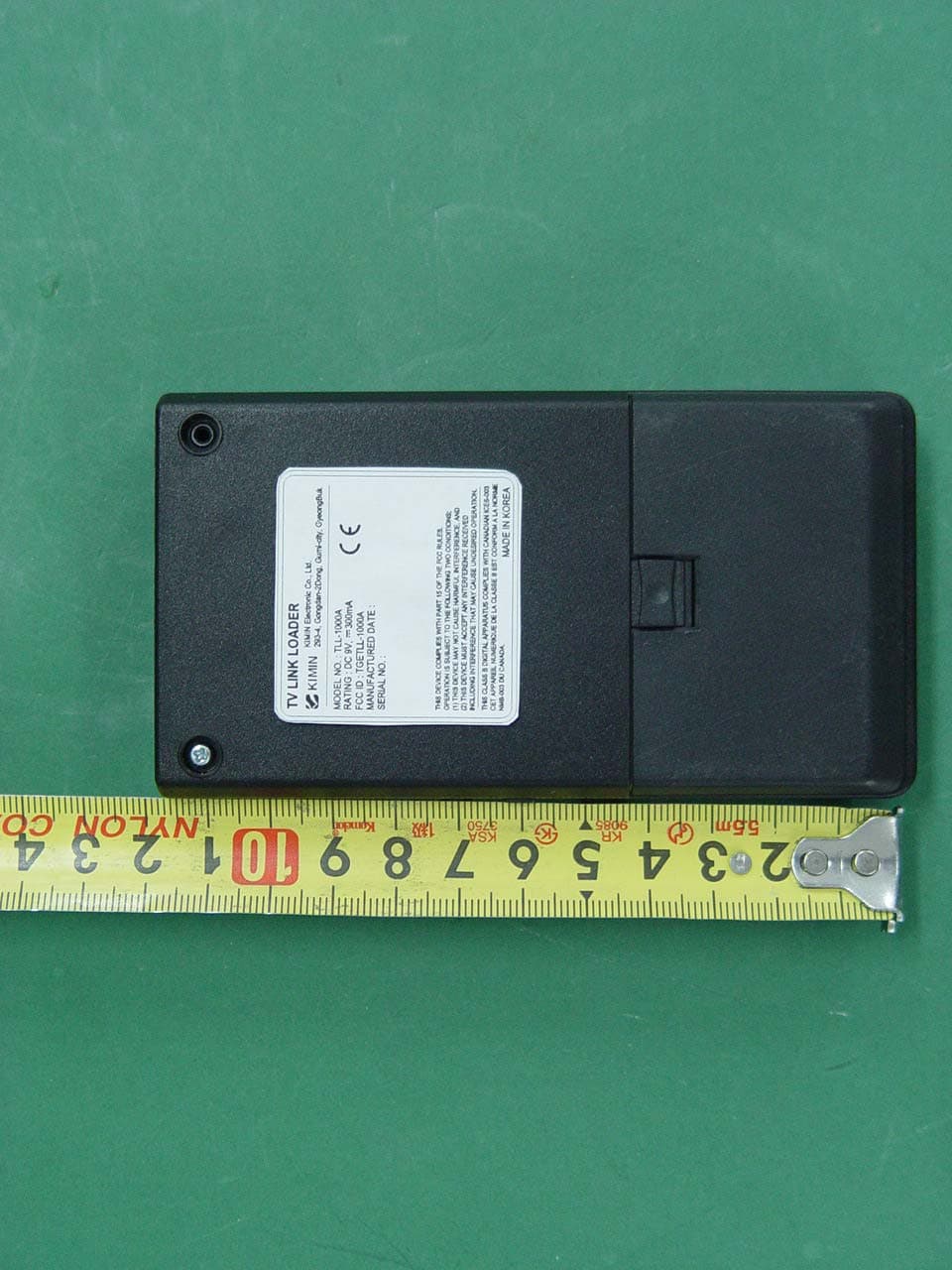 TV LINK LOADER - FCC ID TGETLL-1000A - KIMIN Electronics Co., Ltd.