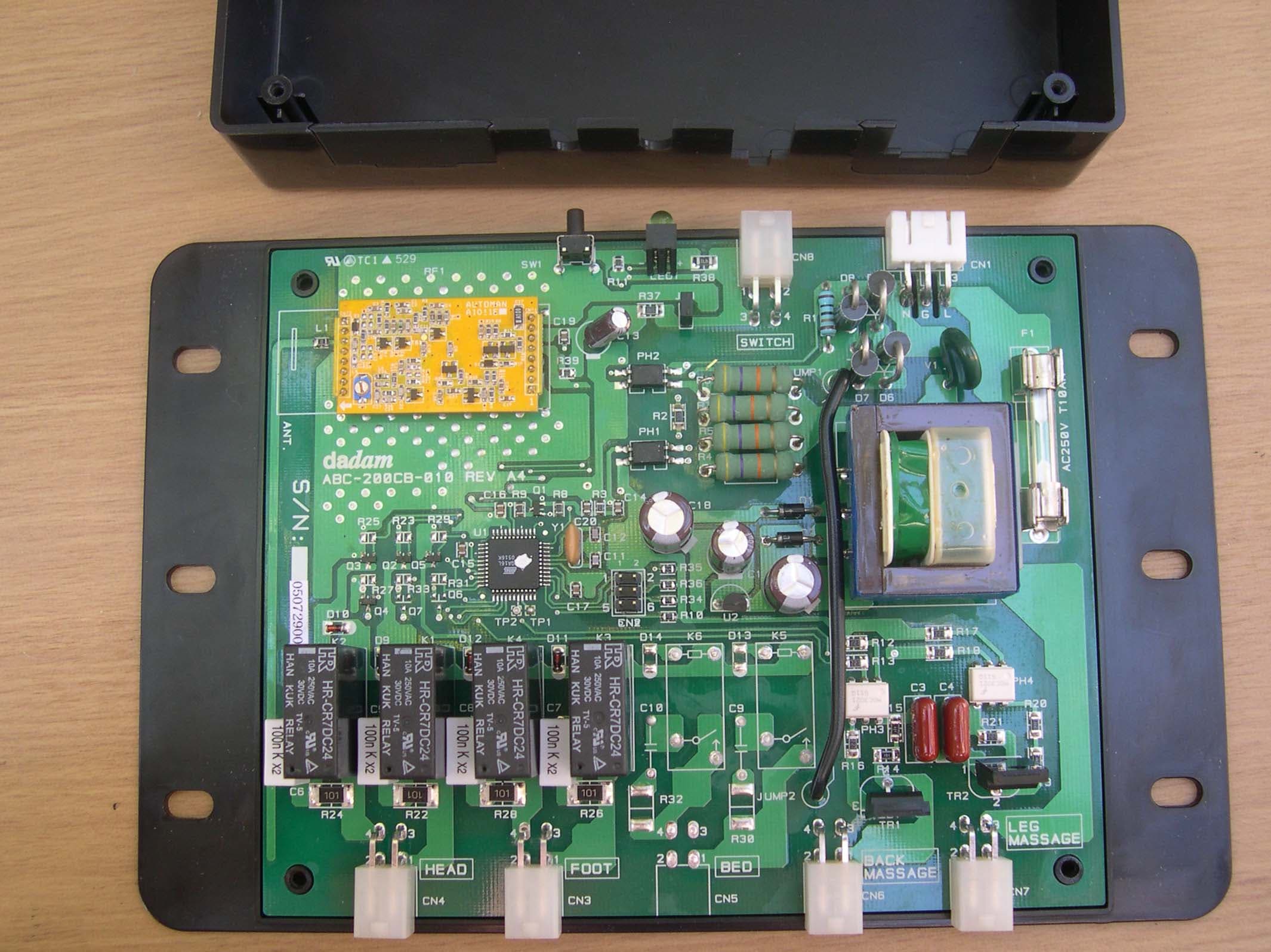 Adjustable Bed Controller (Control Box) - FCC ID TH7-ABC-200CB - Dadam Micro Inc. (2)