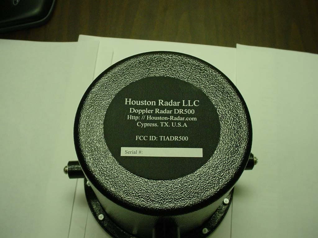 DR500 Doppler Radar - FCC ID TIADR500 - Houston Radar LLC (2)
