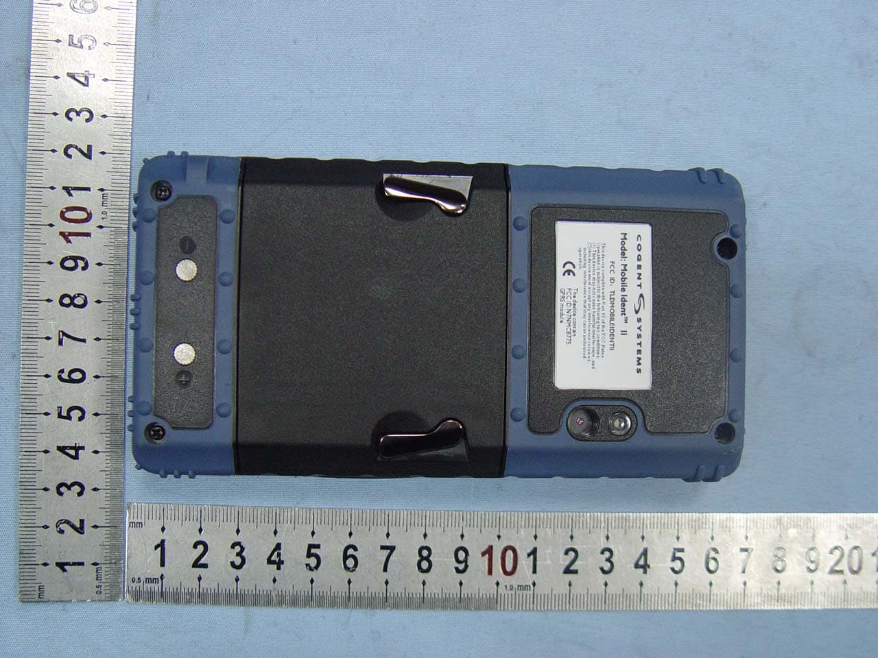 Cogent Multifunction Fingerprint Scanner - FCC ID TLDMOBILEIDENTII - Cogent Systems Inc