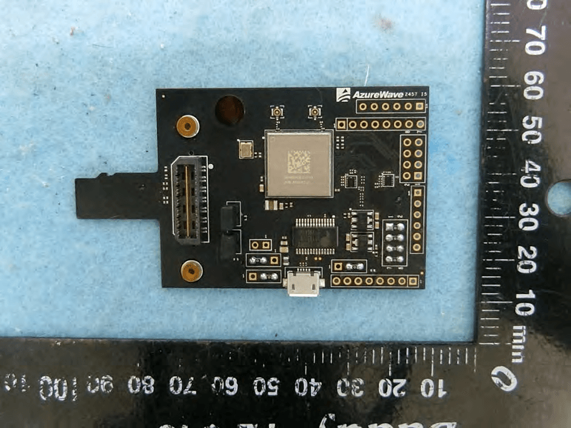 IEEE 802.11 1X1 a/b/g/n Wireless LAN + Bluetooth 5.1 Combo LGA Module - FCC ID TLZ-AM457-D - AzureWave Technologies, Inc.