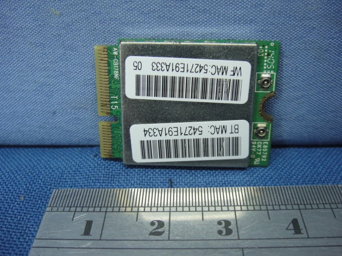 802.11ac/a/b/g/n 2X2 MIMO WLAN & Bluetooth M.2 module - FCC ID TLZ-CB178NF - AzureWave Technologies, Inc.