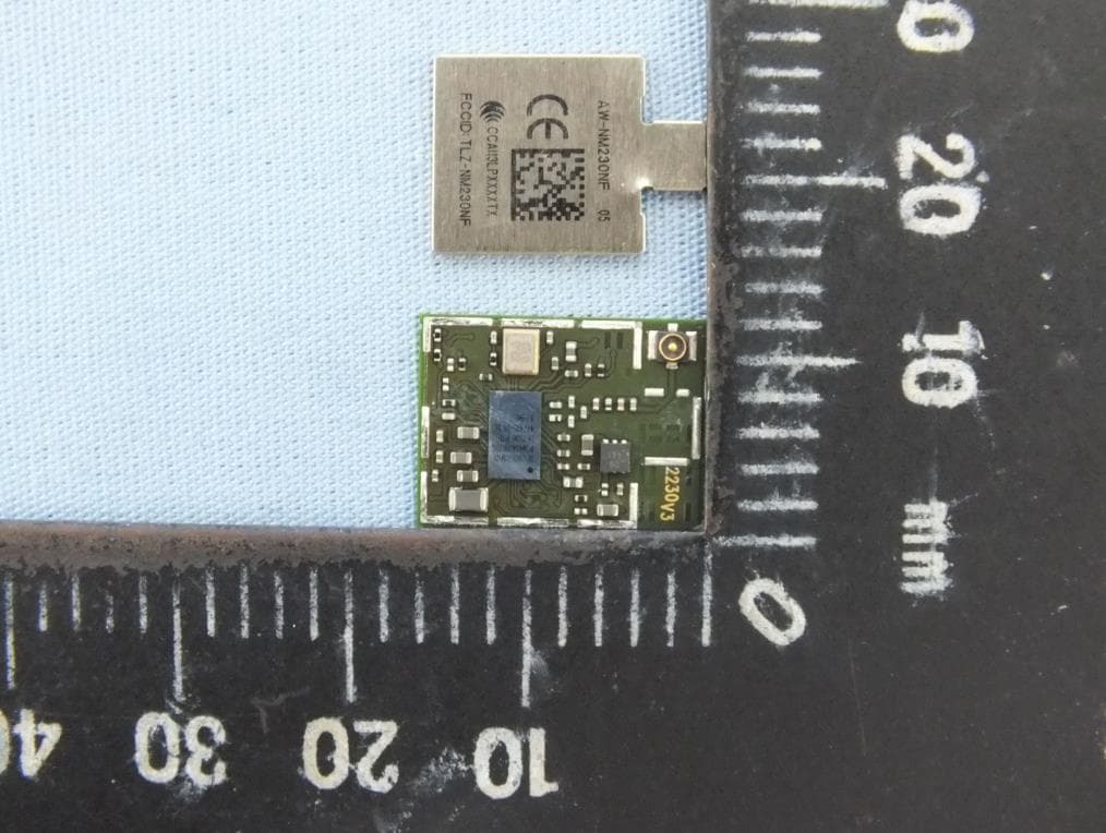 IEEE 802.11 b/g/n Wireless LAN and Bluetooth combo M.2 1216 module - FCC ID TLZ-NM230NF - AzureWave Technologies, Inc. (3)