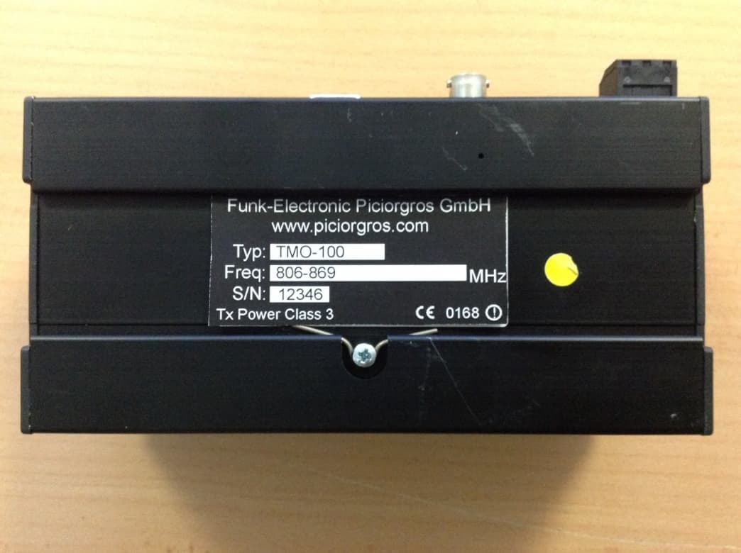TMO-100 SCADA and Telemetry Modem for TETRA Infrastructures - FCC ID TO9TMO100 - Funk-Electronic Piciorgros GmbH (2)