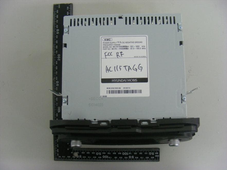 DIGITAL CAR AUDIO SYSTEM - FCC ID TQ8-AC115TAGG - HYUNDAI MOBIS CO., LTD. (3)