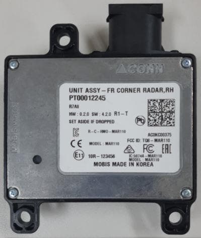 Short Range Radar - FCC ID TQ8-MAR110 - HYUNDAI MOBIS CO., LTD.