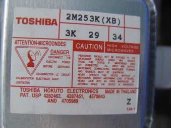 MICROWAVE OVEN - FCC ID TU5XB23162616 - Xinbao Electrical Equipments Co., Ltd (2)