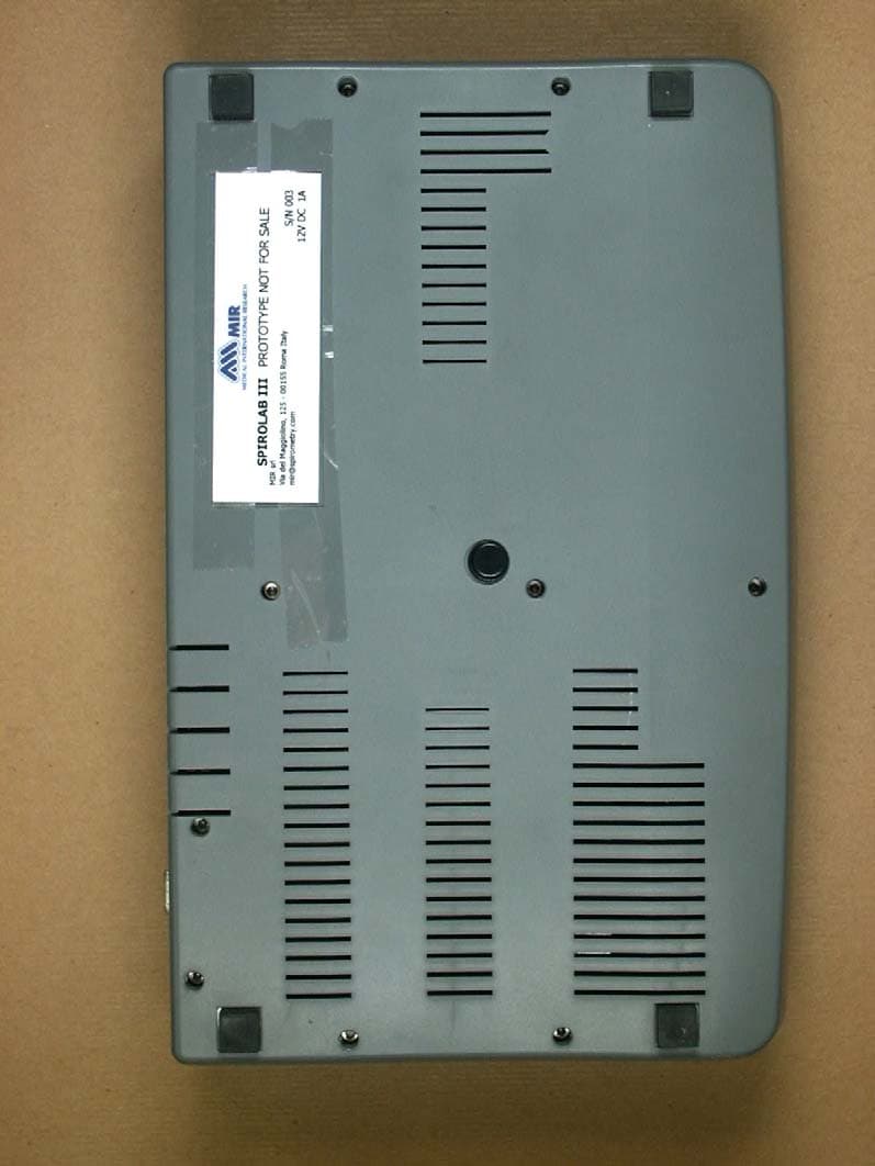 Portable multipurpose and multifunction spirometer - FCC ID TUK-MIR009 - MIR Medical International Research (2)