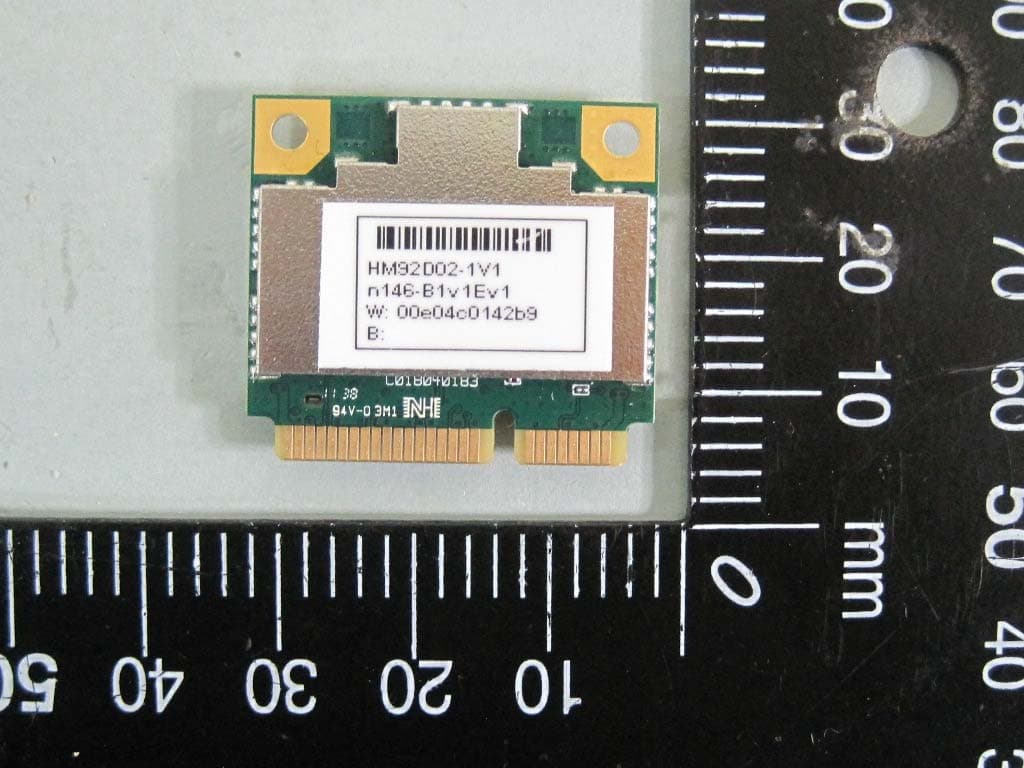 802.11 a/b/g/n RTL8192DE Combo miniCard - FCC ID TX2RTL8192DEB8 - Realtek Semiconductor Corp.