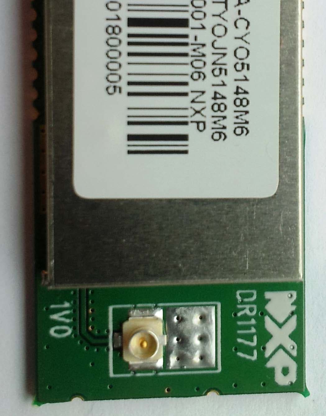 JN5148-001-M06 IEEE802.15.4 Wireless Module - FCC ID TYOJN5148M6 - NXP Laboratories UK Ltd