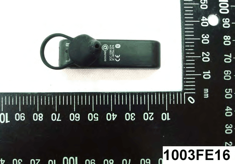 BLUETOOTH HEADSET - FCC ID U3N-XP4 - Sound ID (3)