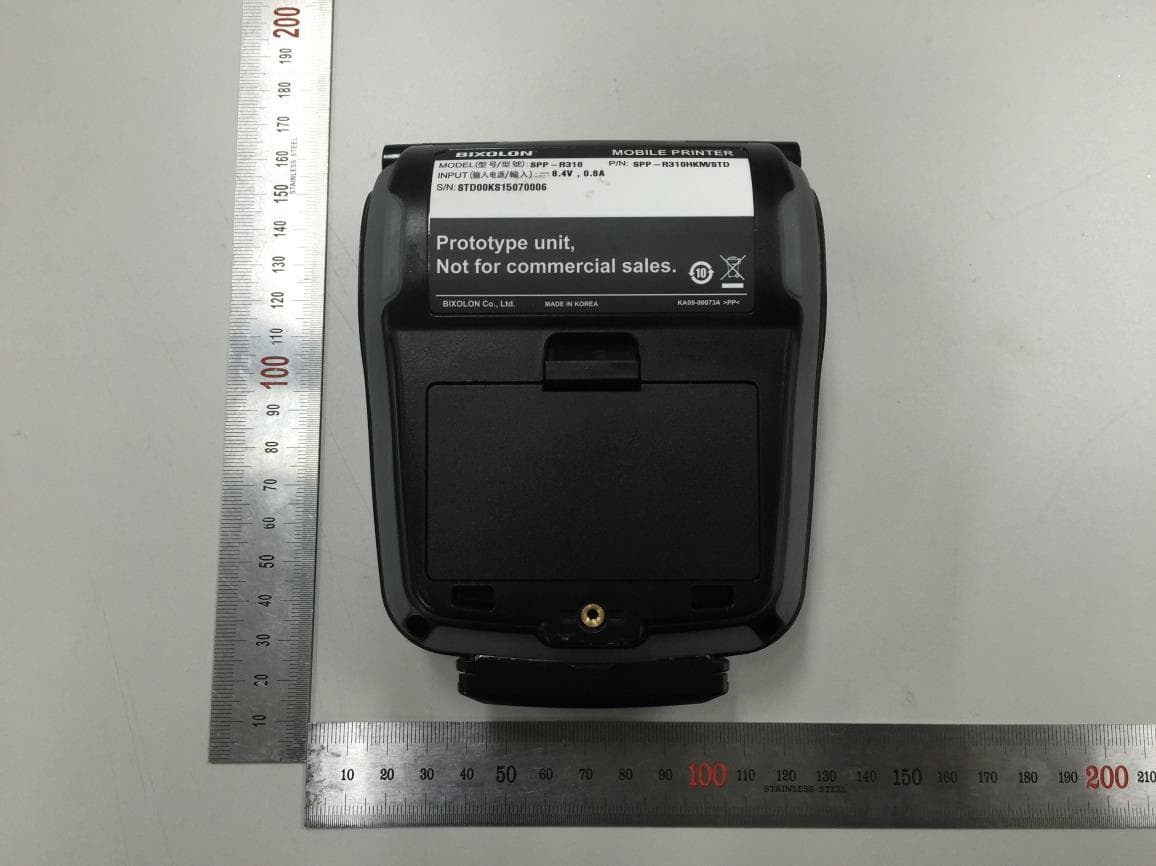 MOBILE PRINTER - FCC ID U5MSPP-R310 - BIXOLON Co.,Ltd. (5)