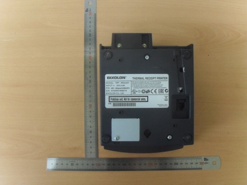 THERMAL RECEIPT PRINTER - FCC ID U5MSRP-350PLUSIII - BIXOLON Co.,Ltd.