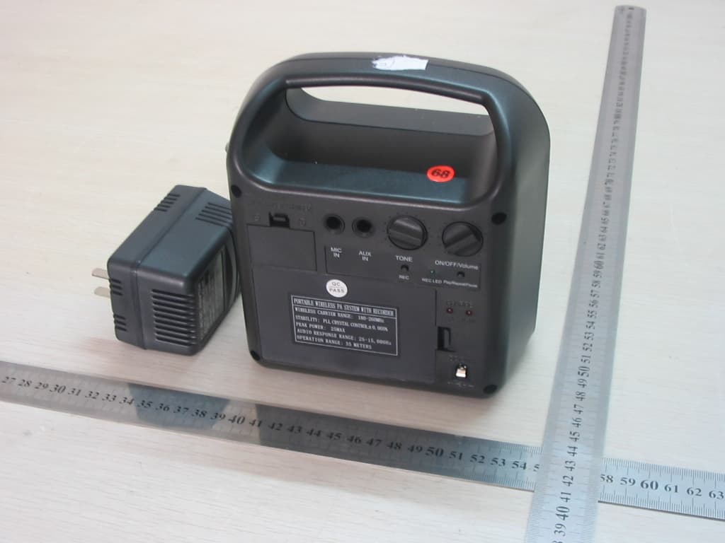 PORTABLE WIRELESS PA AMPLIFIER - FCC ID U7RSH-925 - Betterway Electronic Co., Ltd.