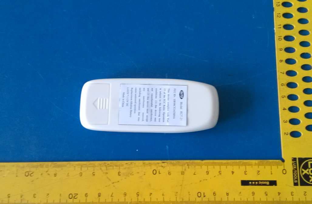 Remote Controller - FCC ID UB5RCT21CHINA - Ningbo All-RF Electronic Co., Ltd (4)