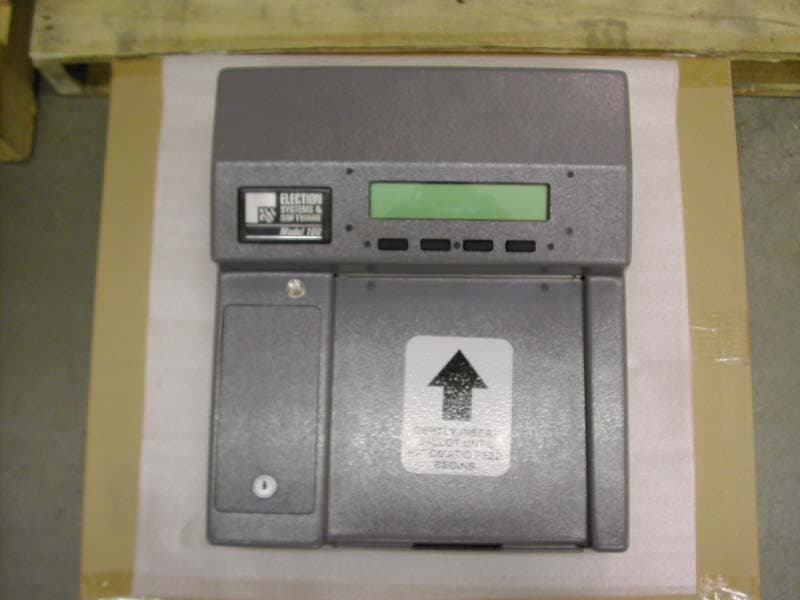 Optical Scan Voting Machine with GSM - FCC ID UBR-ESSM100A - Election Systems & Software (3)