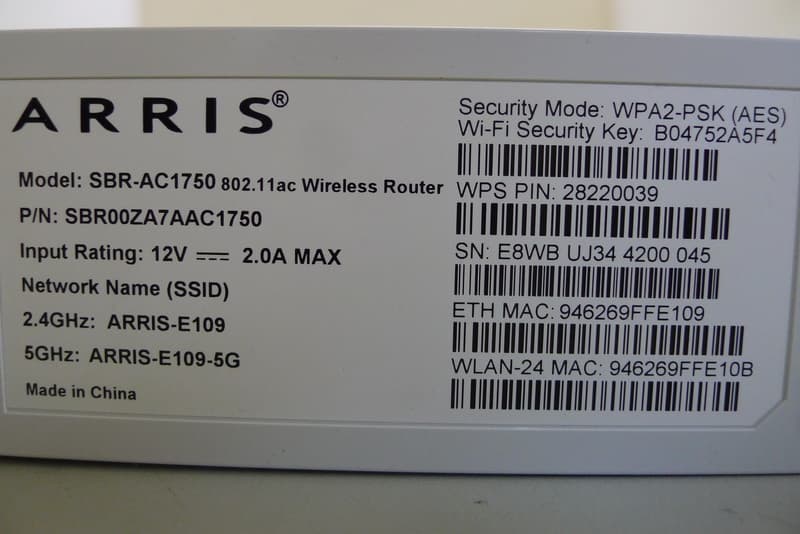 802.11ac Wireless Router - FCC ID UIDSBR1750 - ARRIS (2)