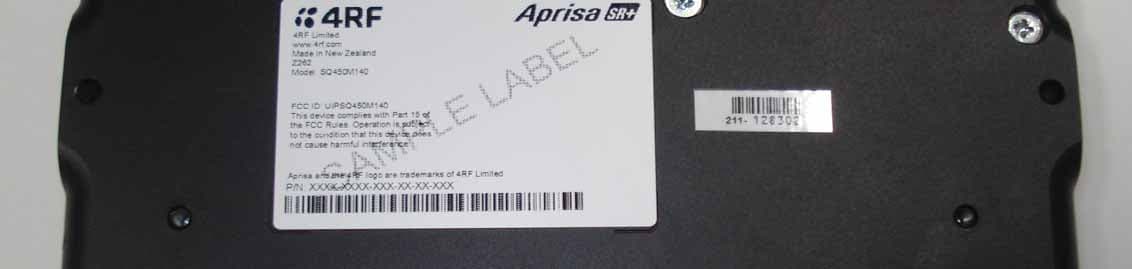 P-TO-MP FIXED TRANSMITTER, SCADA APPLICATIONS - FCC ID UIPSQ450M140 - 4RF Limited