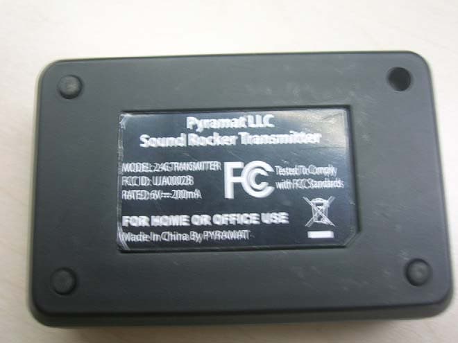 Spread Spectrum Transmitter - FCC ID UJA0002B - Pyramat LLC (3)