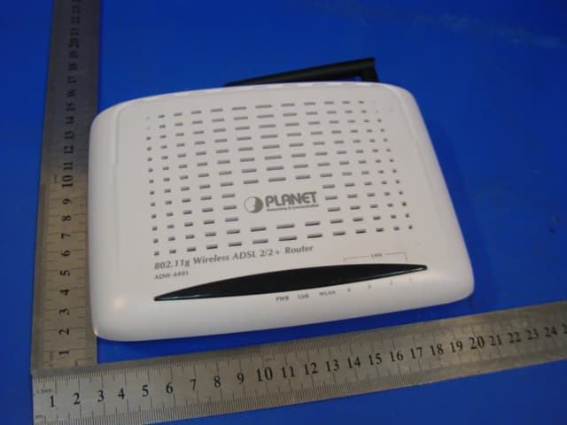 Wireless ADSL 2/2+ Router - FCC ID UL9ADW4401 - Planet Technology Corporation