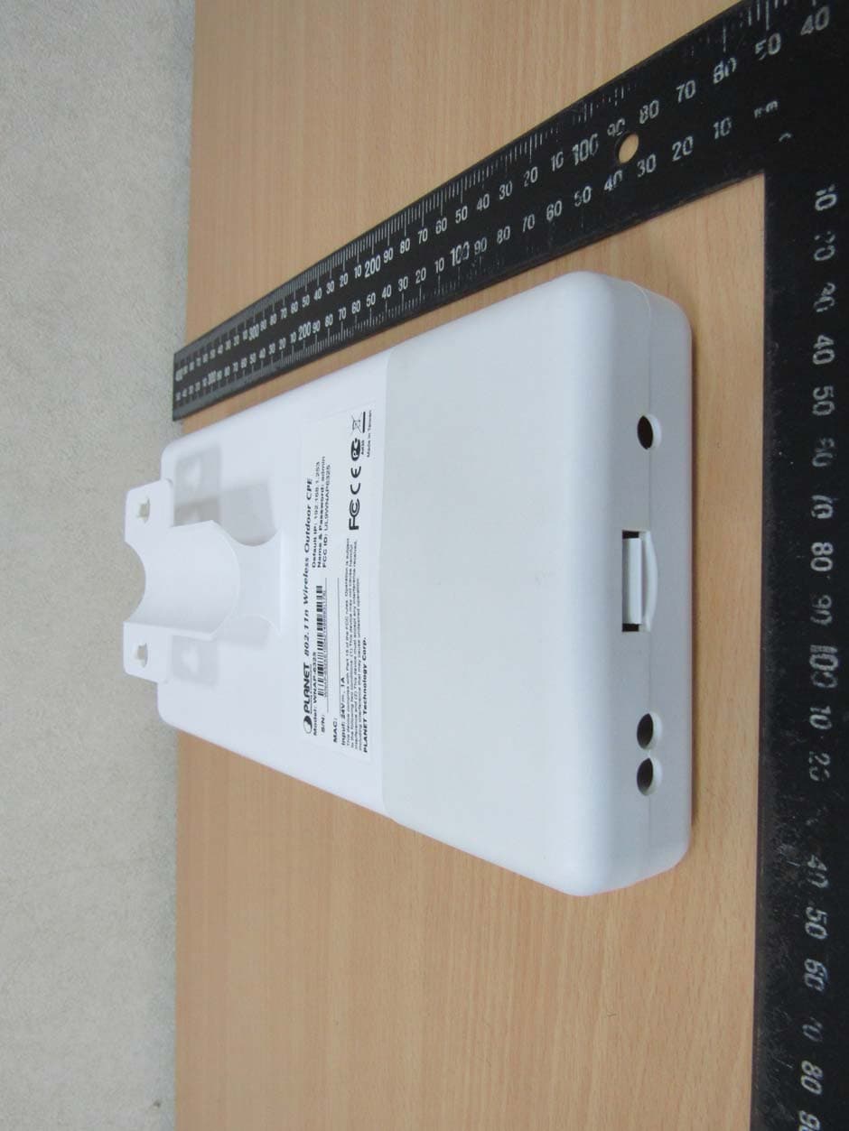 802.11n Wireless Outdoor CPE - FCC ID UL9WNAP6325 - Planet Technology Corporation (5)