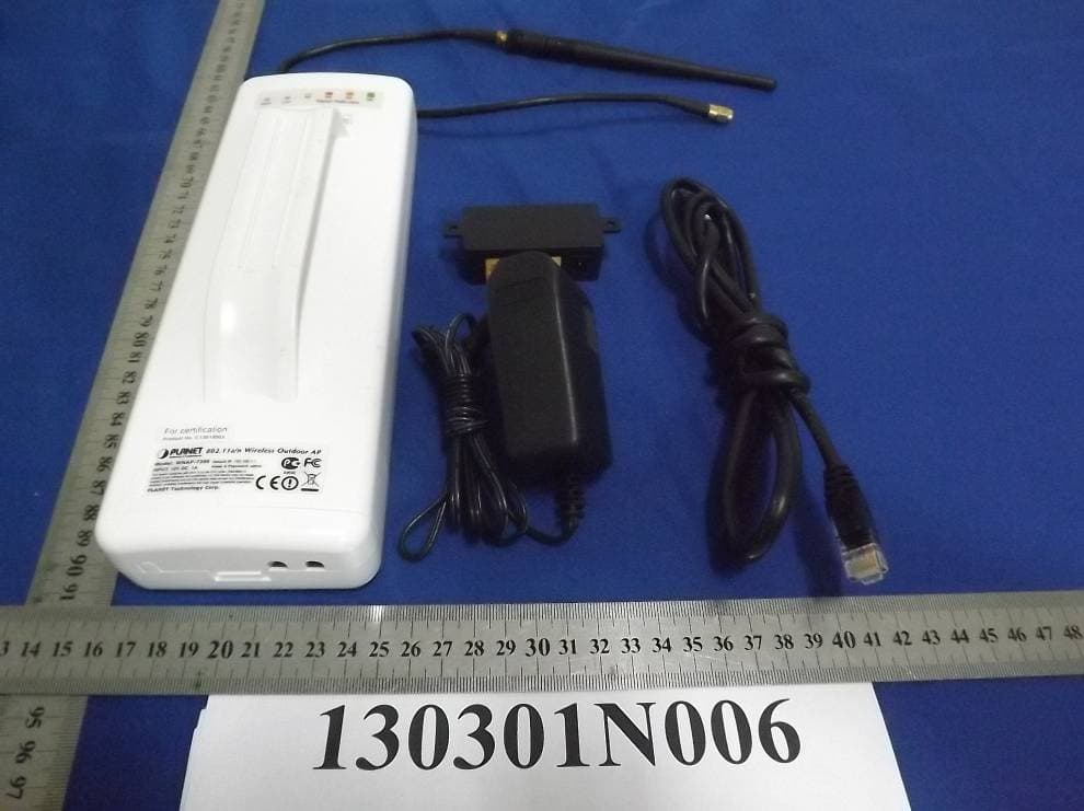 802.11a/n Wireless Outdoor AP - FCC ID UL9WNAP7206 - Planet Technology Corporation