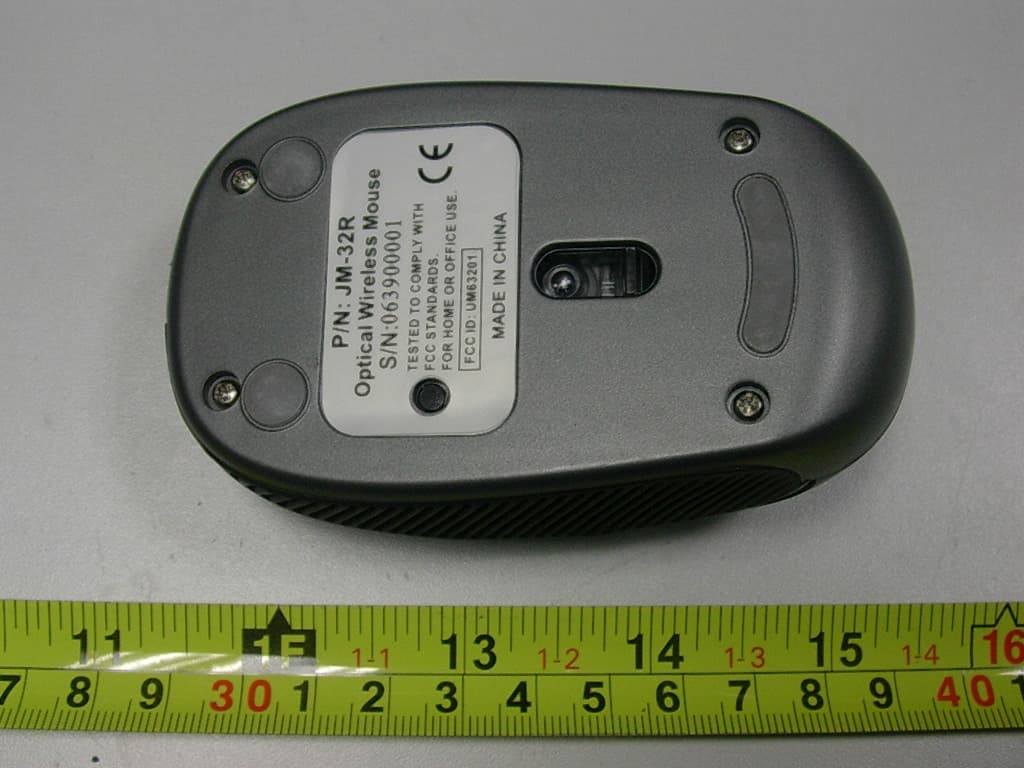 WIRELESS OPTICAL MOUSE - FCC ID UM63201 - Juneng Electronics Technology Co., Ltd.