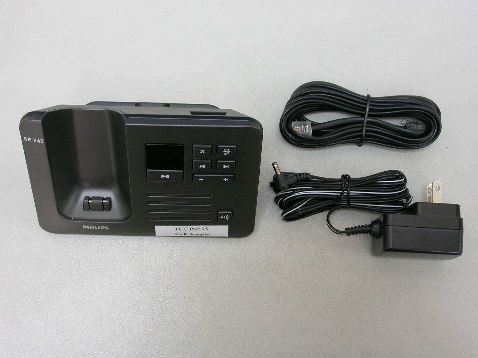 US DECT Phone - Base - FCC ID UMQSE745 - PHILIPS Consumer Electronics (2)