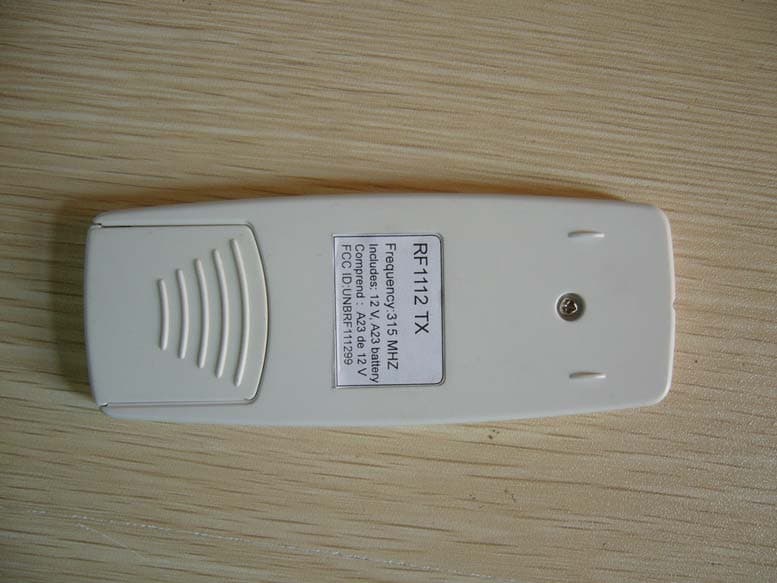 Remote Controller - FCC ID UNBRF111299 - Ningbo Mingjong Electric Industry Co., Ltd. (1)