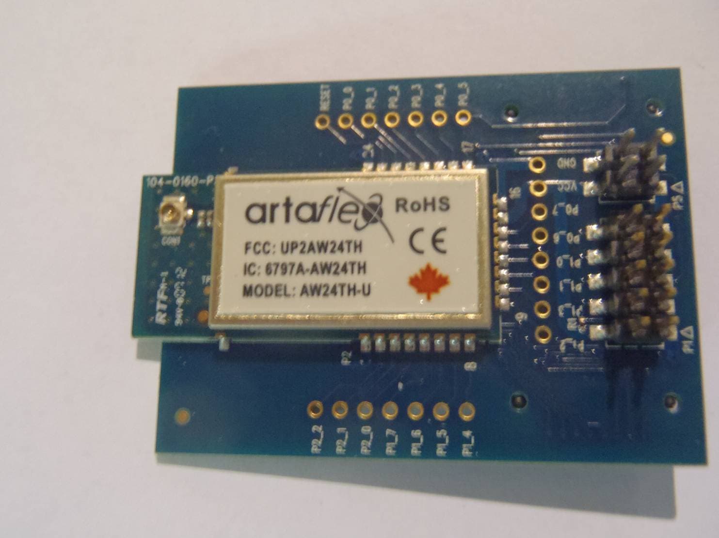 AW24TH WIRELESS MODULE - FCC ID UP2AW24TH - Artaflex, Inc. (3)