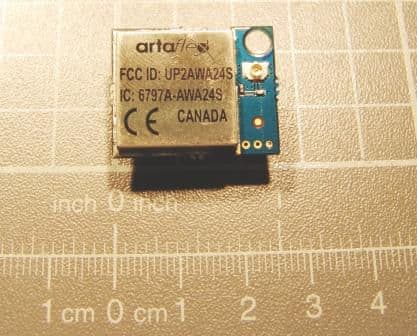 2.4GHz DSSS Radio Module - FCC ID UP2AWA24S - Artaflex, Inc. (2)