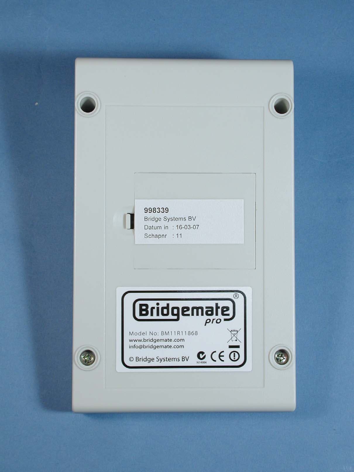 Bridge score input device - FCC ID UVIBM11R11B - Bridge Systems B.V. (4)