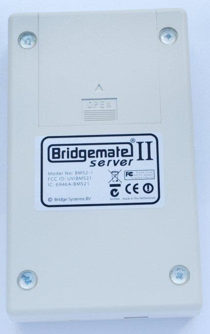Wireless base station for Bridgemate scoring system - FCC ID UVIBMS21A - Bridge Systems B.V.