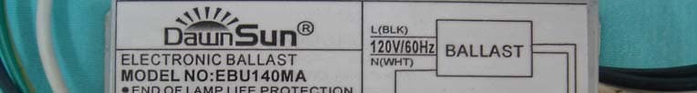ELECTRONIC BALLAST - FCC ID UVW-EBU0701 - Zhongshan Yixin Electronic Co., Ltd. (5)