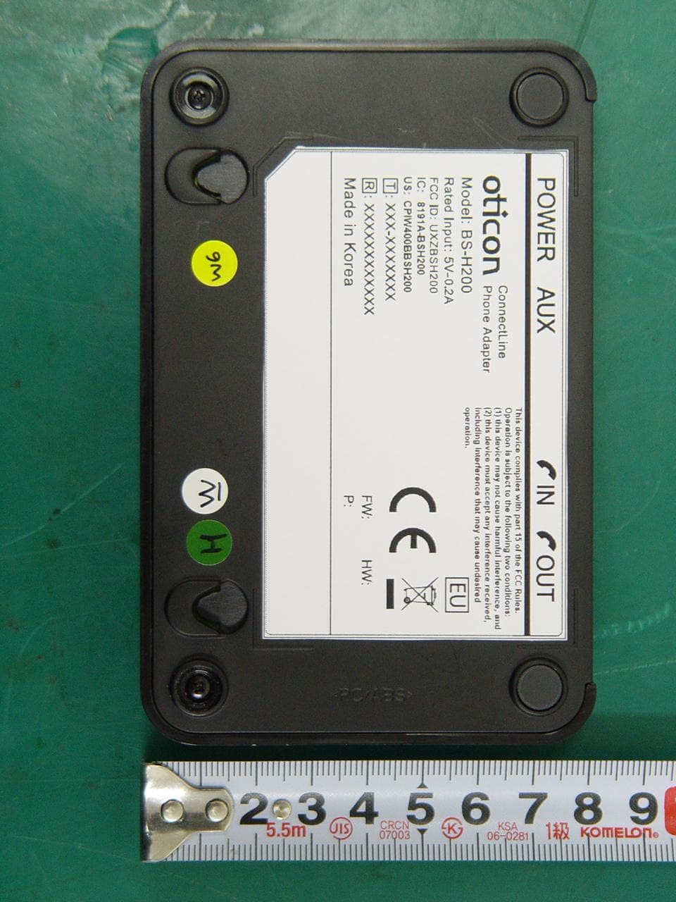 Bluetooth Analog Telephone adapter - FCC ID UXZBSH200 - Clipcomm, Inc. (2)