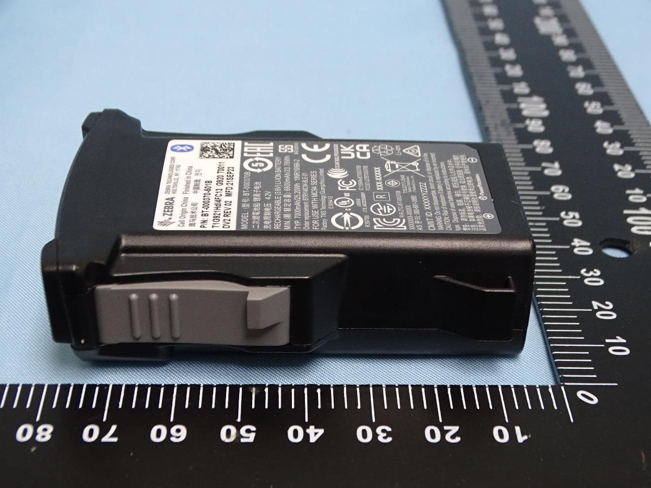BLE Battery - FCC ID UZ7BT000370B - Zebra Technologies Corporation (4)