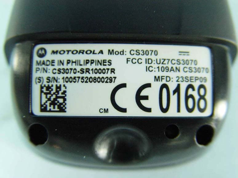 Wireless Laser Barcode Scanner - FCC ID UZ7CS3070 - Zebra Technologies Corporation