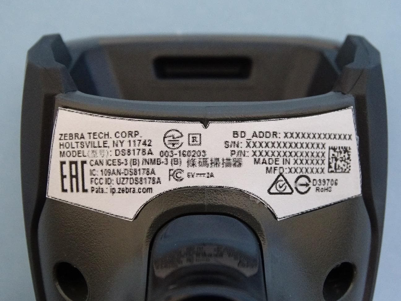Digital Scanner - FCC ID UZ7DS8178A - Zebra Technologies Corporation (3)